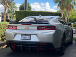 2016+ Chevrolet Camaro RS-SS Quad Tip Valence: Ends Down Diffuser