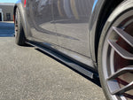 2020 - 2023 Dodge Charger Widebody: V2 Carbon Fiber Winglet Side Skirts