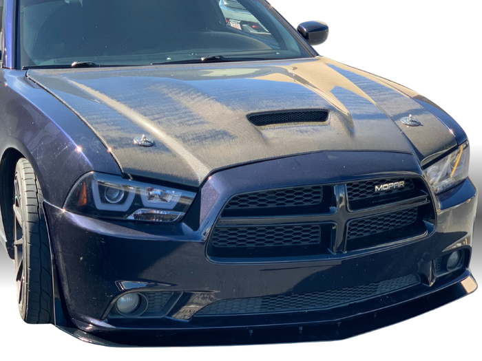 2011 - 2014 Dodge Charger SXT RT: Rodless Design Splitter