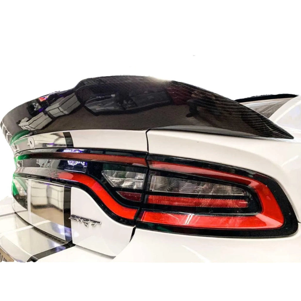 2015-2024 Dodge Charger Carbon Fiber Ducktail Spoiler