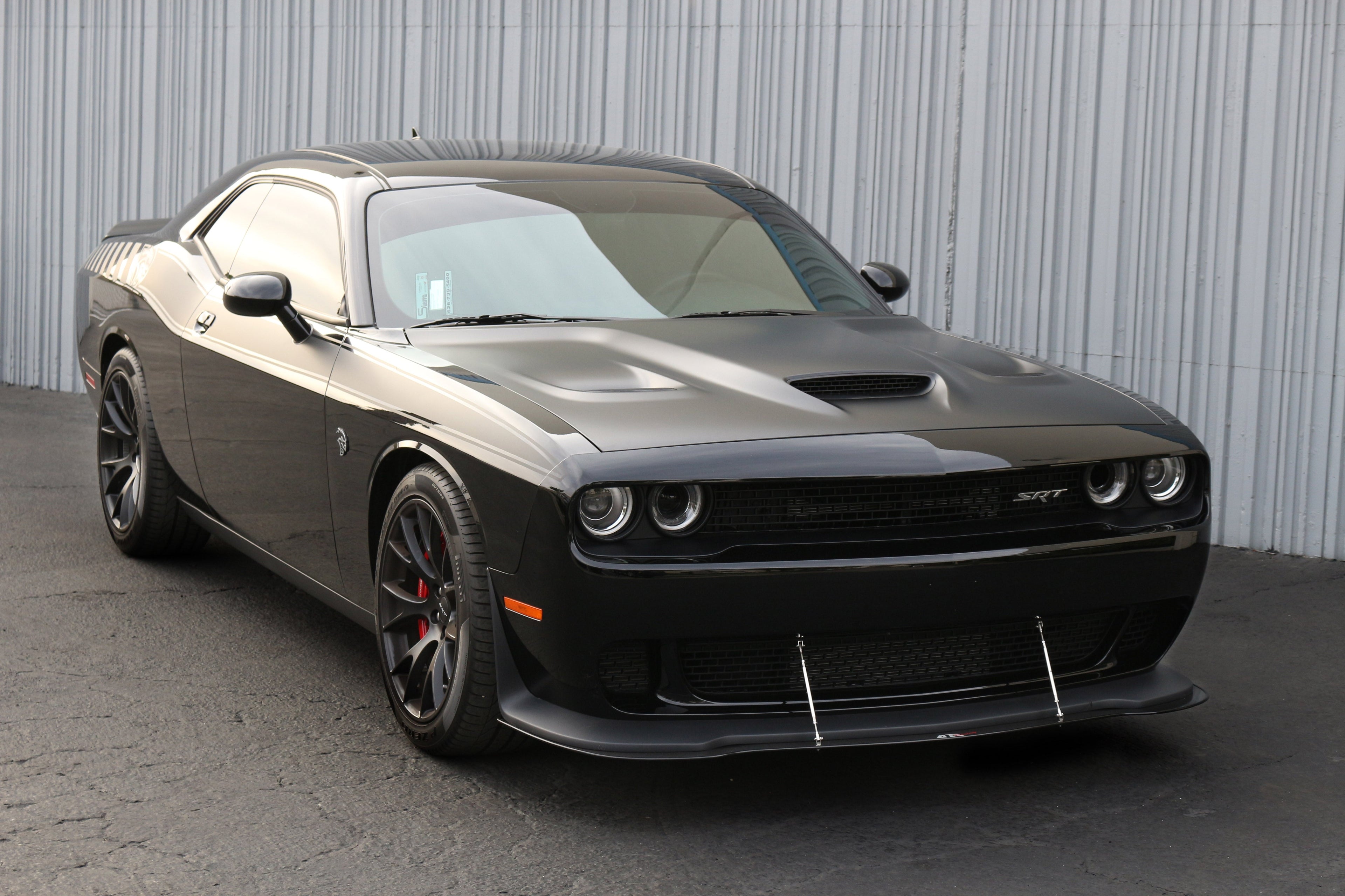 Dodge Challenger Hellcat Carbon Fiber Front Wind Splitter 2015 - 2023