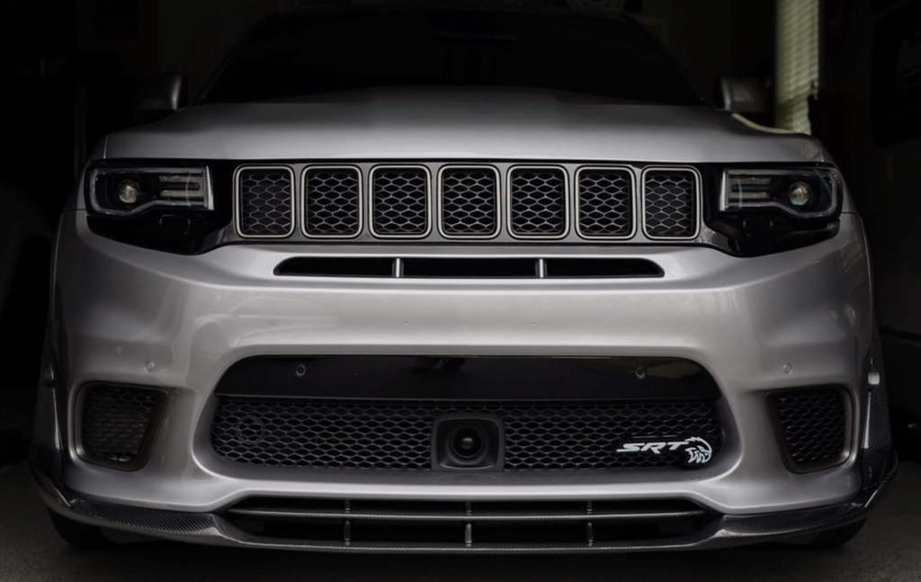 2017-2021 Jeep Grand Cherokee Carbon Fiber Lower Bumper Insert Replacement
