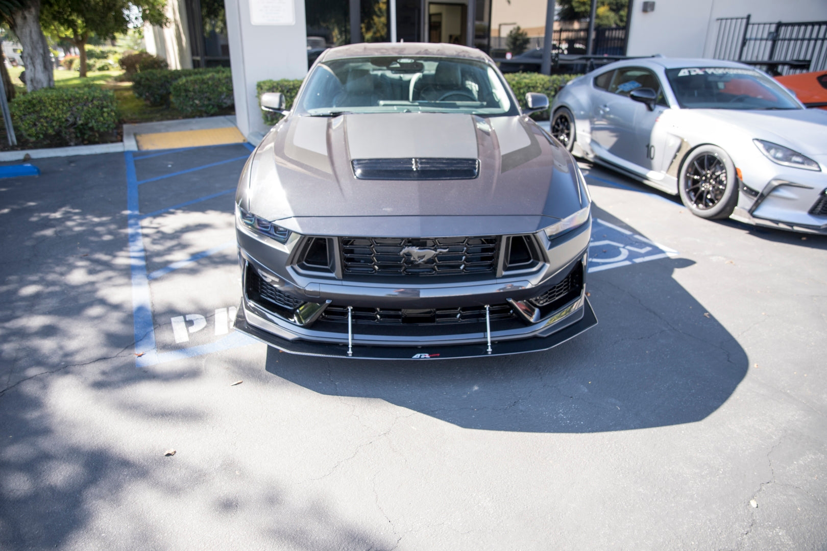 Ford Mustang Carbon Fiber Dark Horse Base Front Wind Splitter 2024 - 2024