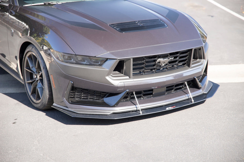 Ford Mustang Carbon Fiber Dark Horse Base Front Wind Splitter 2024 - 2024