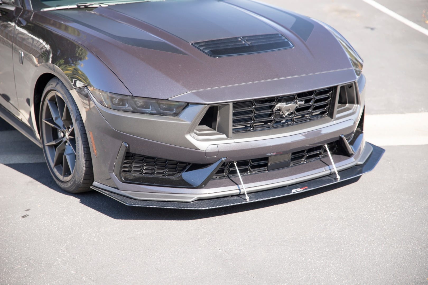 Ford Mustang Carbon Fiber Dark Horse Base Front Wind Splitter 2024 - 2024