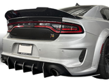 2020 - 2023 Dodge Charger Widebody: V2 M-Slant Round Design Diffuser