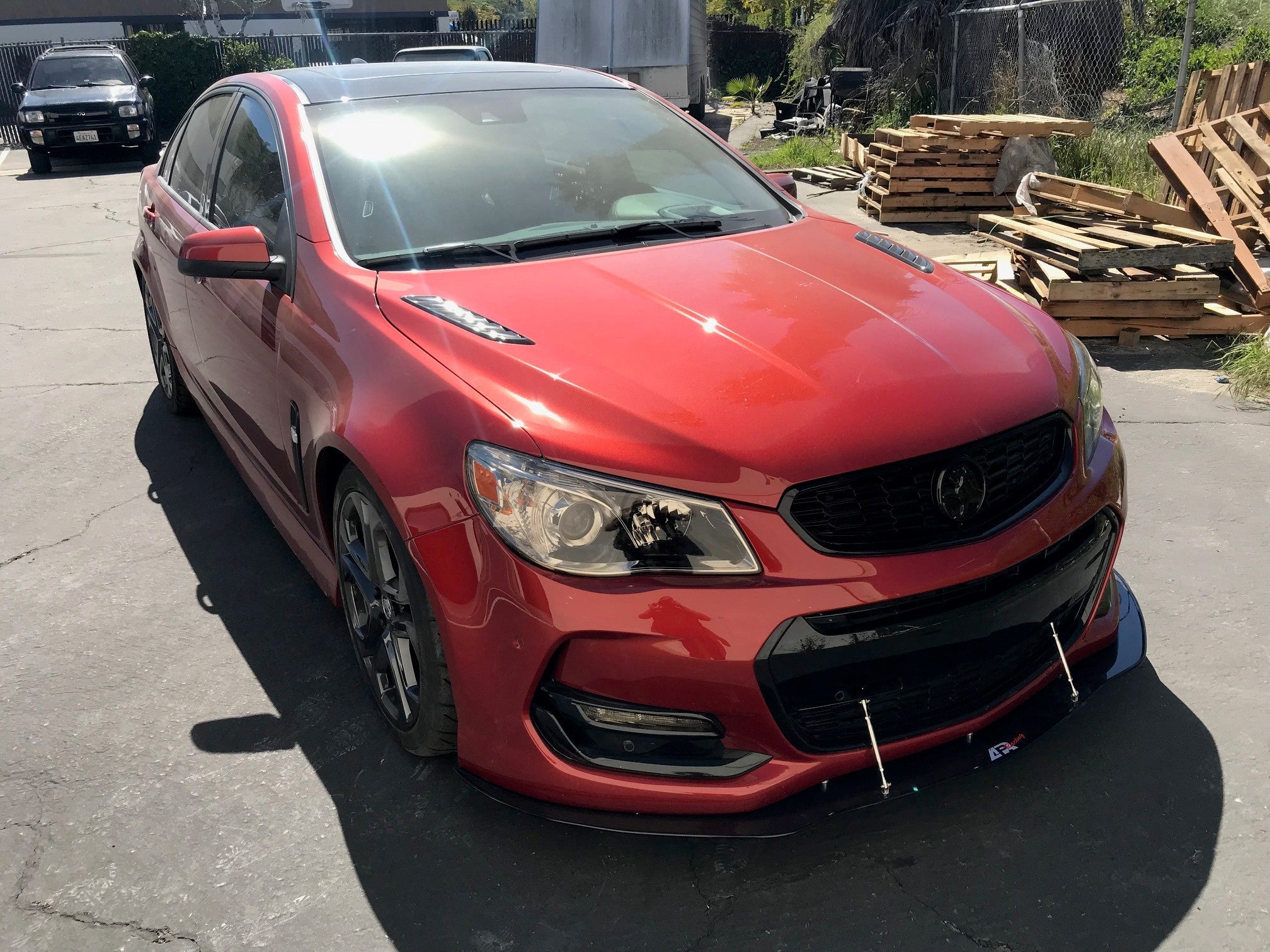 Chevrolet SS Sedan Carbon Fiber Front Wind Splitter