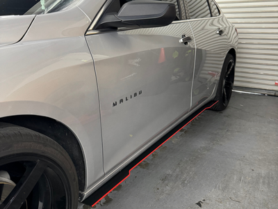 2016 - 2024 Chevrolet Malibu: 200 Style Side Skirts