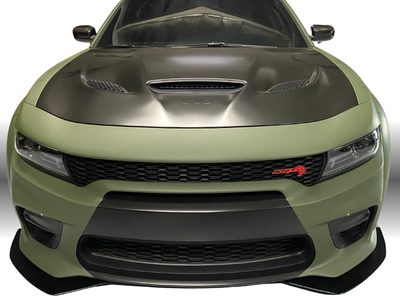2020 - 2023 Dodge Charger Widebody: V2 2 Piece Front Splitter