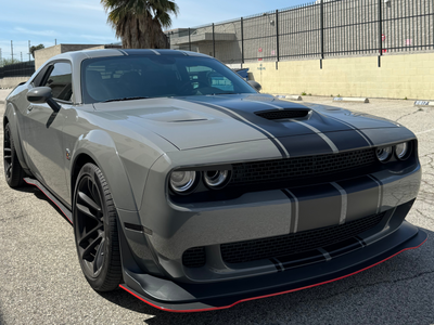 NEW 2018 - 2023 Dodge Challenger Widebody: Hellcat Rodless Design Splitter