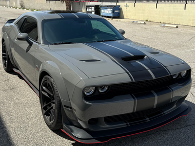 NEW 2018 - 2023 Dodge Challenger Widebody: Hellcat Rodless Design Splitter