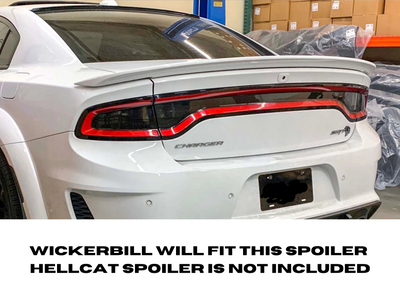 2020 - 2023 Dodge Charger Hellcat Widebody: V2 Duckbill Design Wickerbills