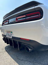 2015 - 2023 Dodge Challenger: V2 Dual Slant-In Diffuser