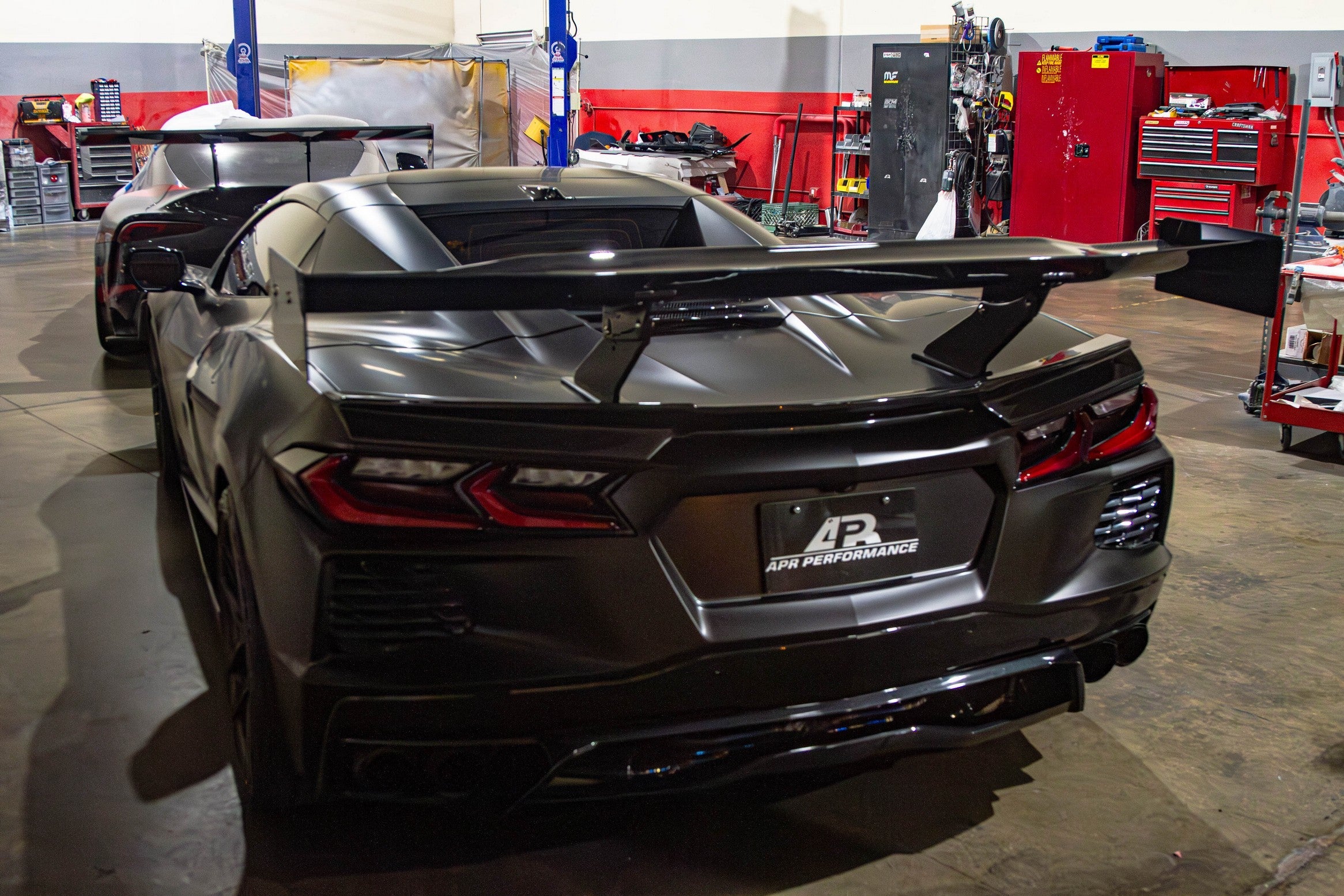 Chevrolet Corvette C8 Convertible GTC500 Carbon Fiber Adjustable Wing