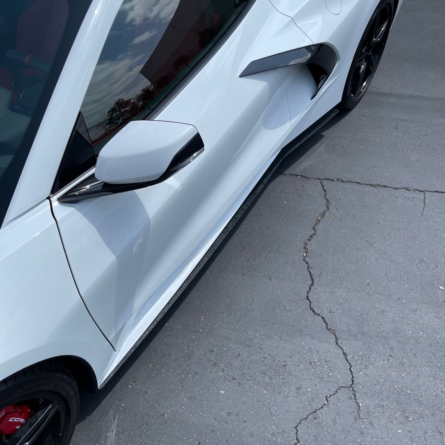 Corvette 20-26 Side Skirt Extensions