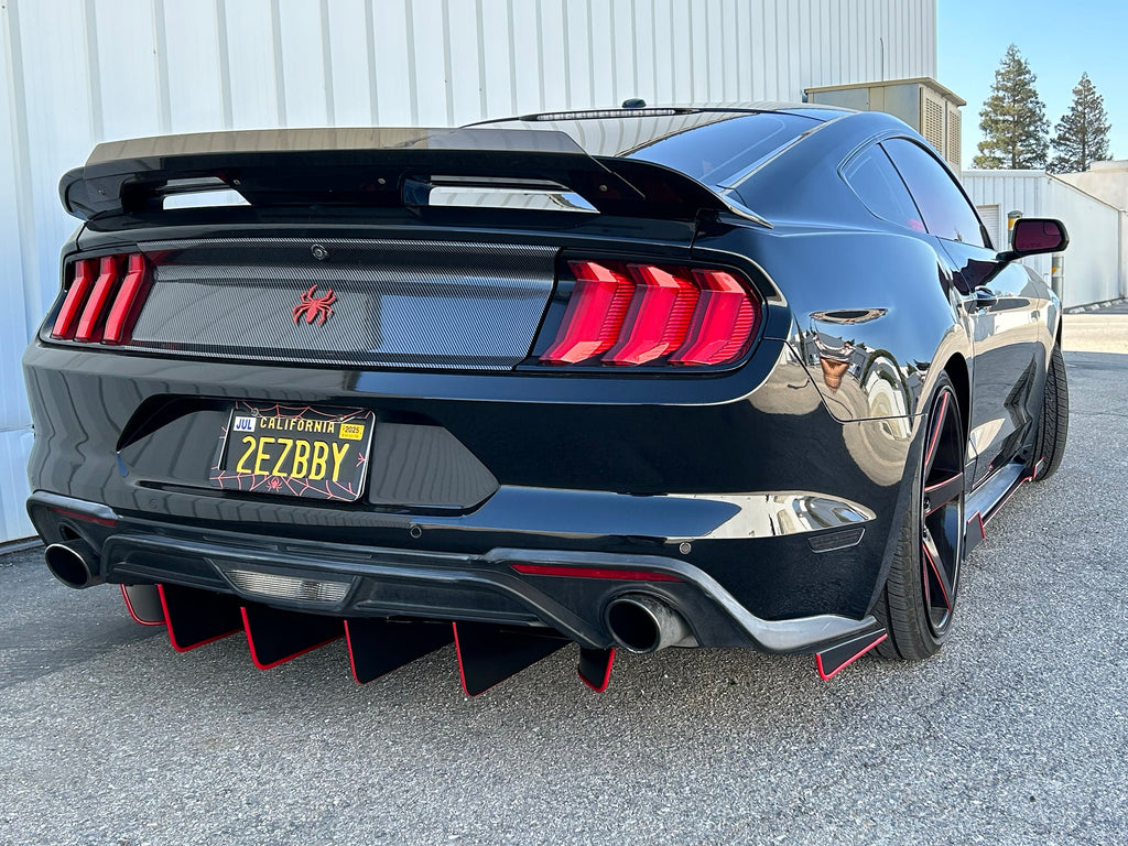 Ford Mustang (2018-2023) Ecoboost ATHENA Rear Diffuser & Spats