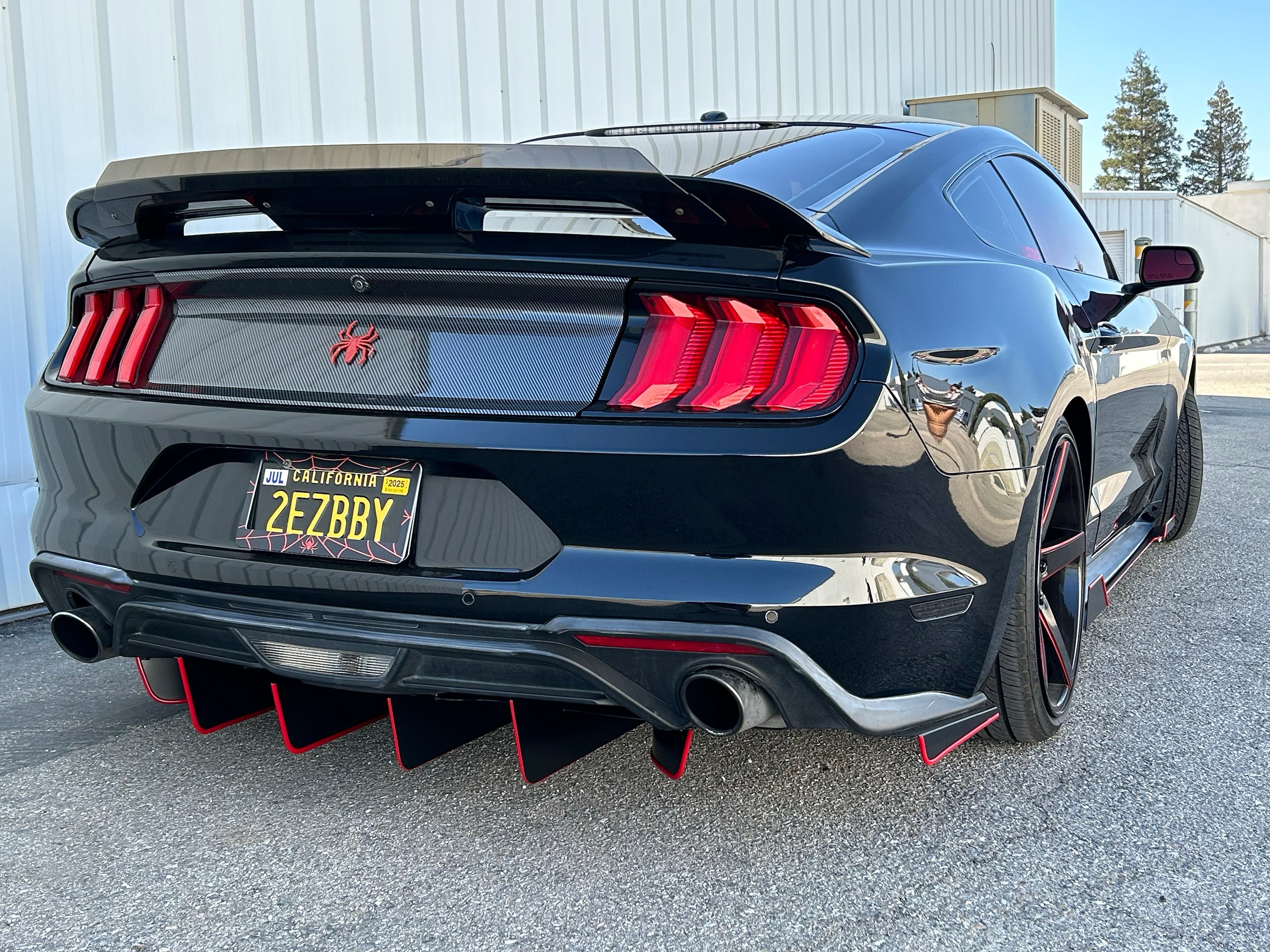 Ford Mustang (2018-2023) Ecoboost ATHENA Rear Diffuser & Spats