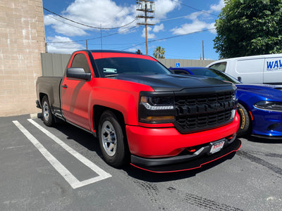 2016 - 2018 Silverado: Rodless Design Splitter