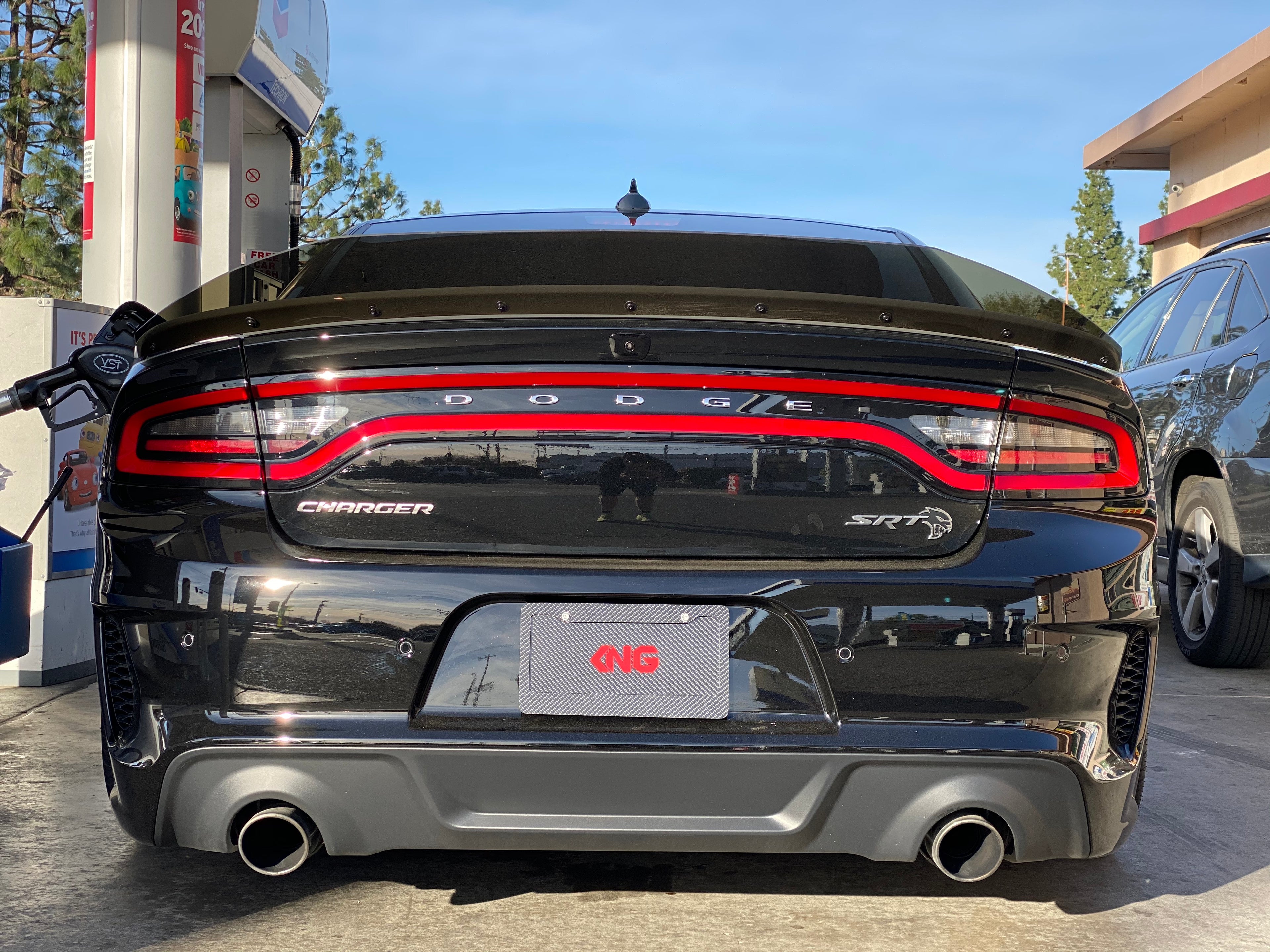 Dodge Charger Duckbill Design Wickerbill