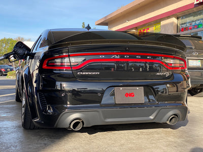 Dodge Charger Duckbill Design Wickerbill