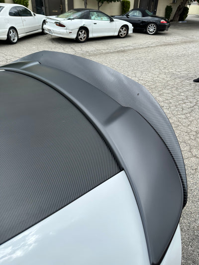 2015 - 2023 REG BODY "SRT" Wing And Scatpack Widebody: V2 Duckbill Design Carbon Fiber Wickerbills