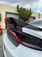 2015-23 REG BODY "SRT" Wing And Scatpack Widebody: Duckbill V2 Carbon Fiber Wickerbill