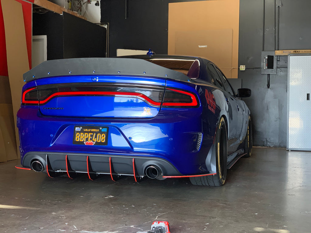 Dodge Charger Duckbill Design Wickerbill