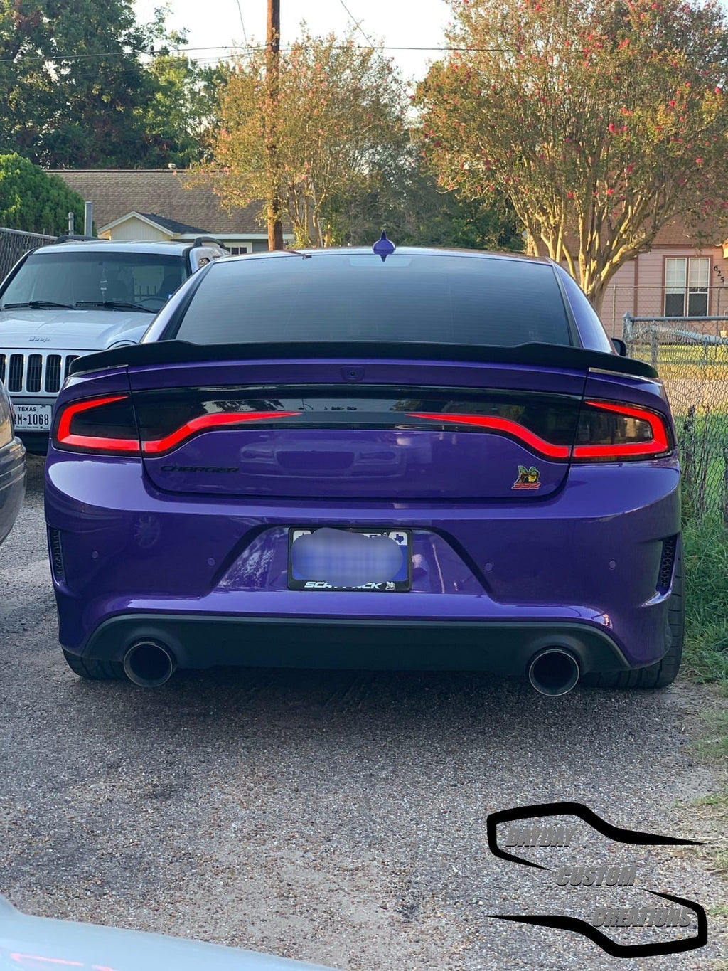 15-23 Dodge Charger Taillight Decal Design 4