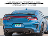 2015-23 REG BODY "SRT" Wing and Scatpack Widebody: Duckbill Carbon Fiber Wickerbill