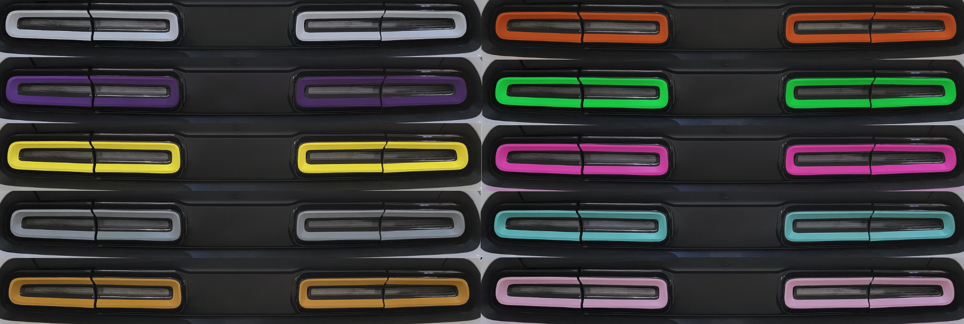 15-23 Dodge Challenger Colored Taillight Tint Decal