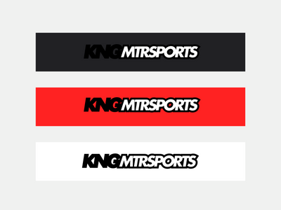 NEW KNG MTRSPORTS Windshield Banner