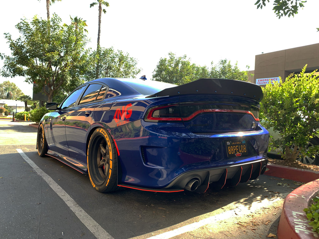 Dodge Charger Duckbill Design Wickerbill