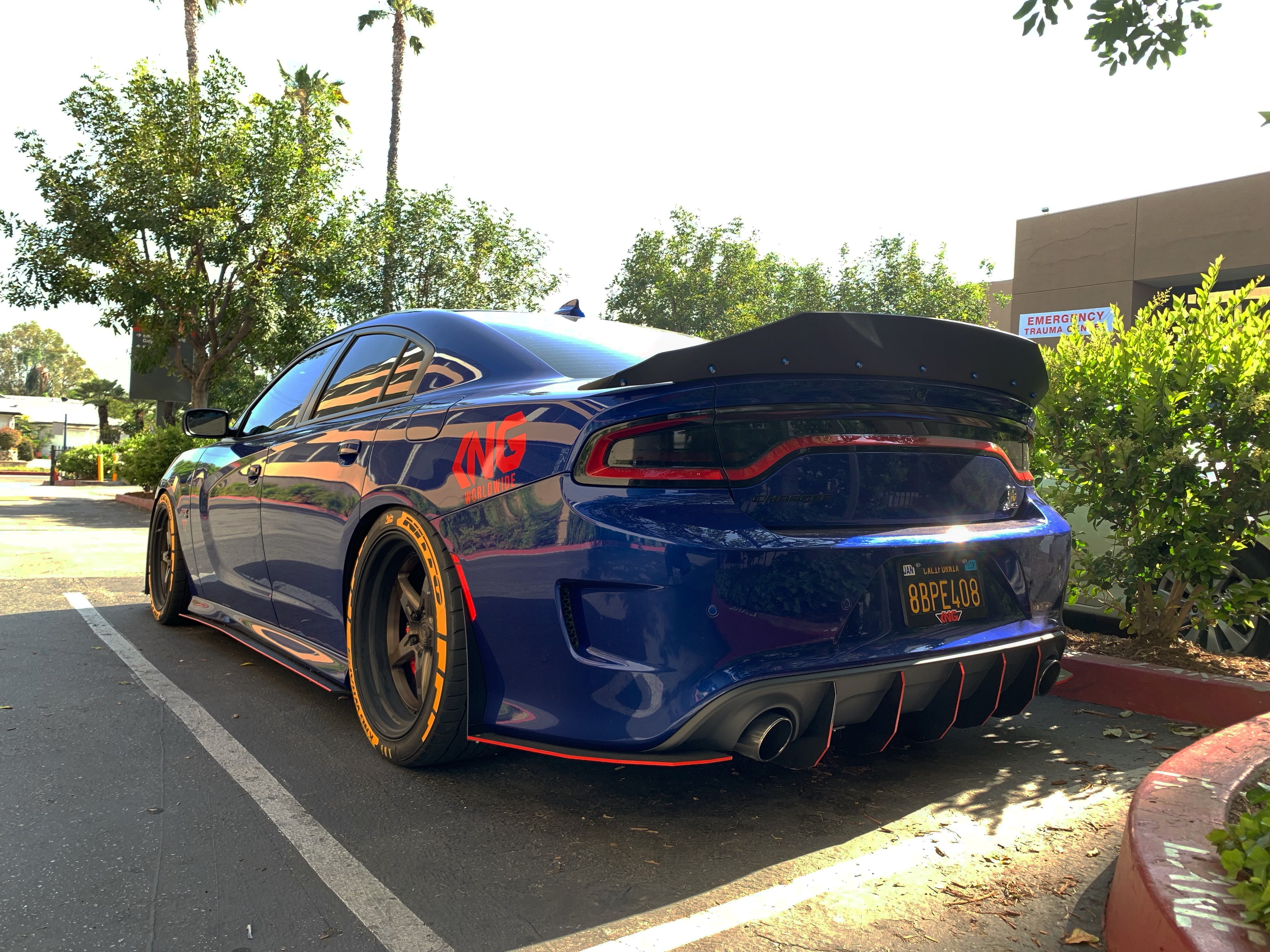 Dodge Charger Duckbill Design Wickerbill