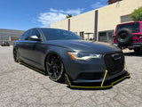 2012 - 2018 Audi A6 Front Splitter