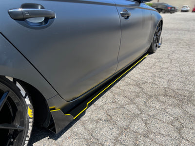 2012 - 2018 Audi A6 S6 C7: 180 Style Side Skirts