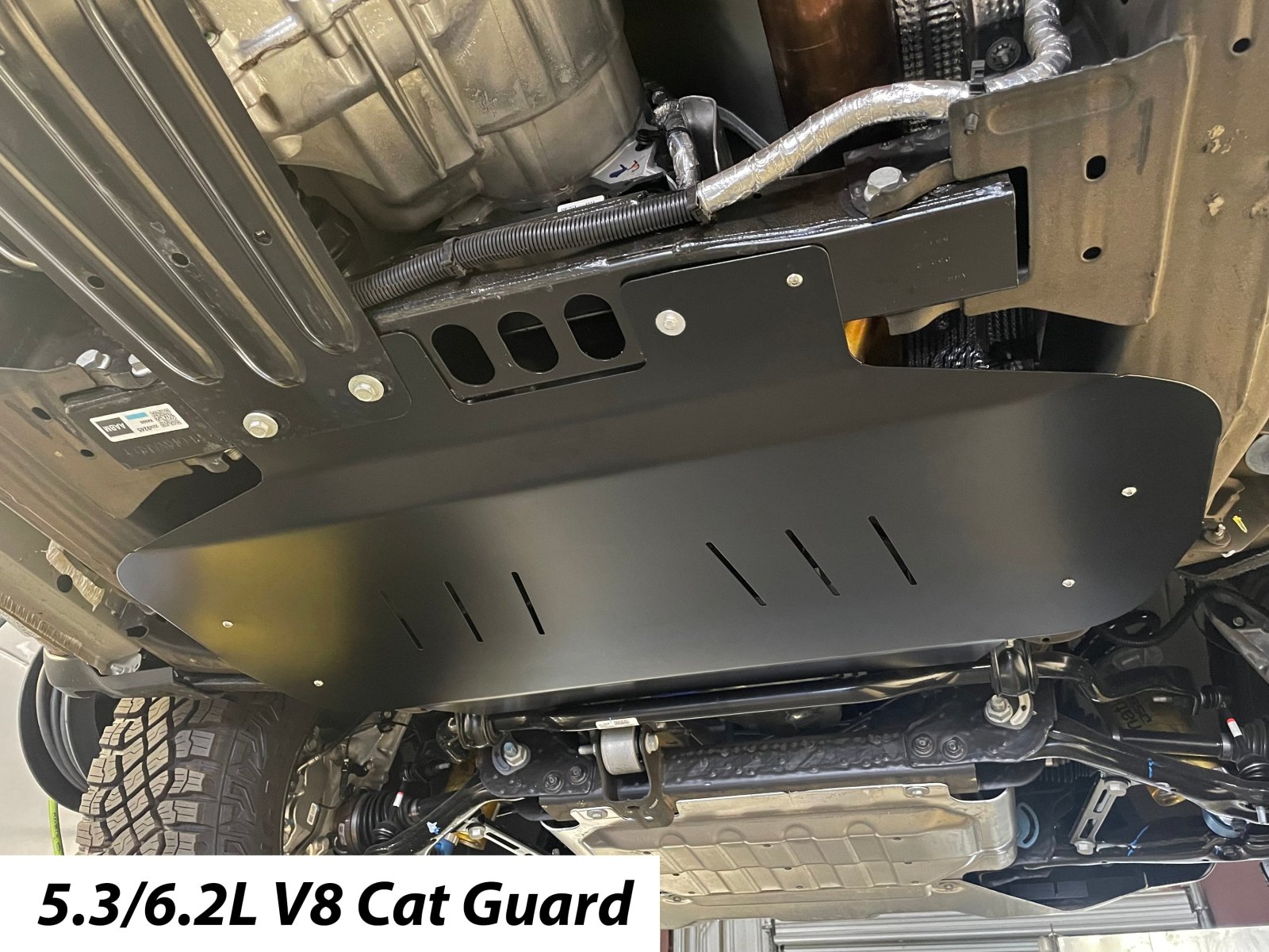Chevrolet Silverado / GMC Sierra 1500 Catalytic Converter Guard (2019-2026) VERSION 1