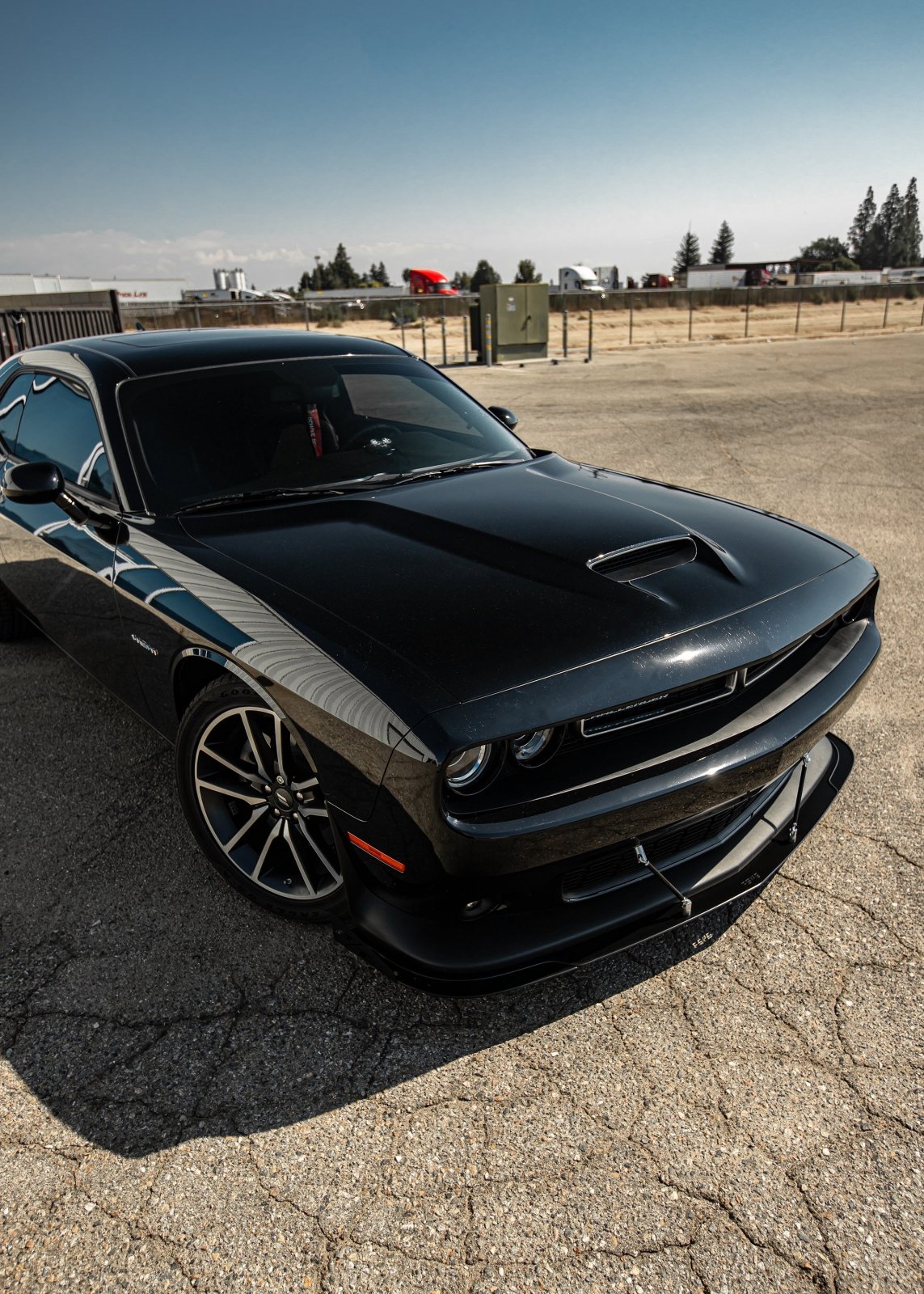 Dodge Challenger (2015-2024) Front Splitter Front Splitter V1 (GT, R/T, Scat Pack)