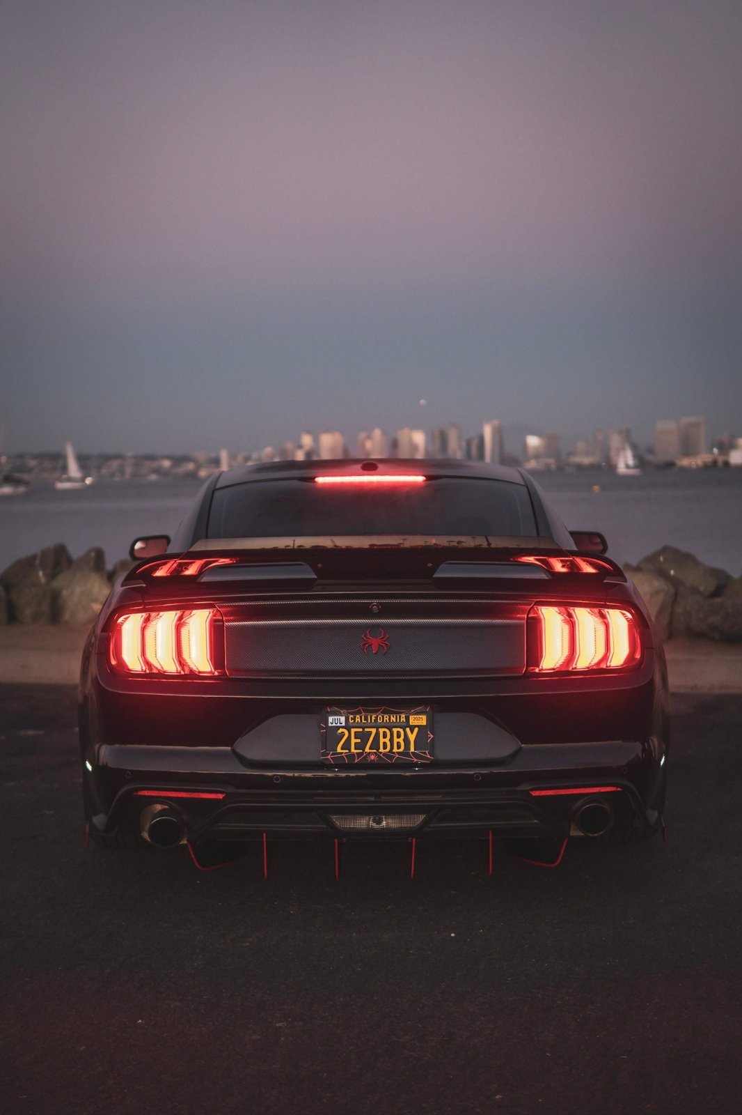 Ford Mustang (2018-2023) Ecoboost ATHENA Rear Diffuser & Spats
