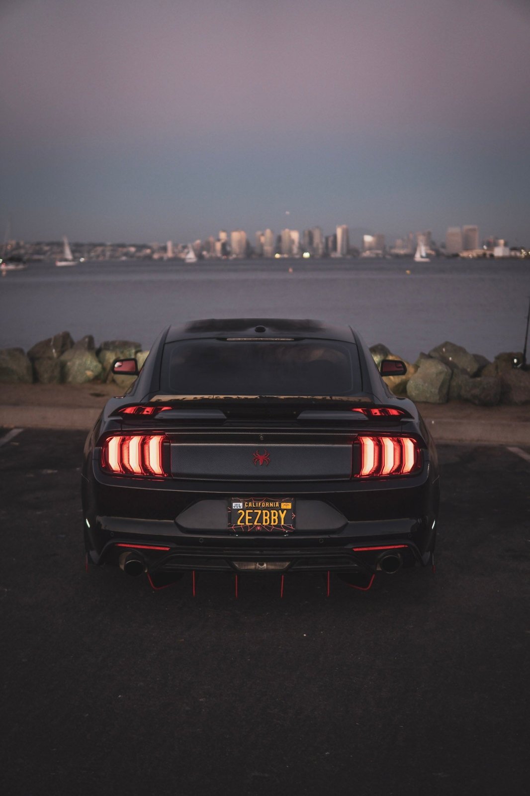 Ford Mustang (2018-2023) Ecoboost ATHENA Rear Diffuser & Spats