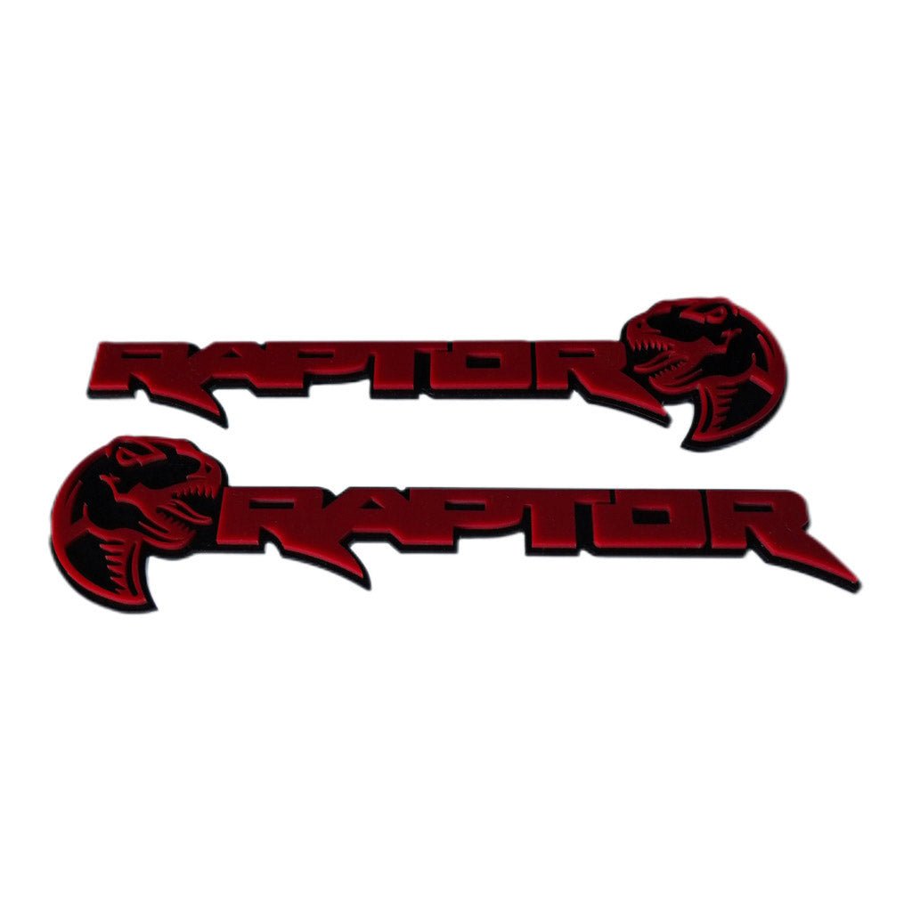 Ford Raptor Door Emblems (F150, Ranger, Bronco) - sold as a pair