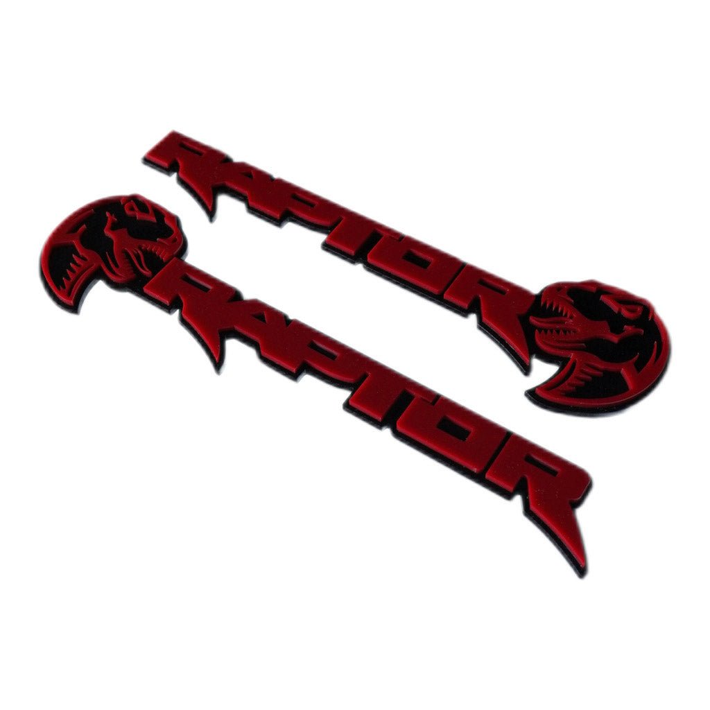 Ford Raptor Door Emblems (F150, Ranger, Bronco) - sold as a pair