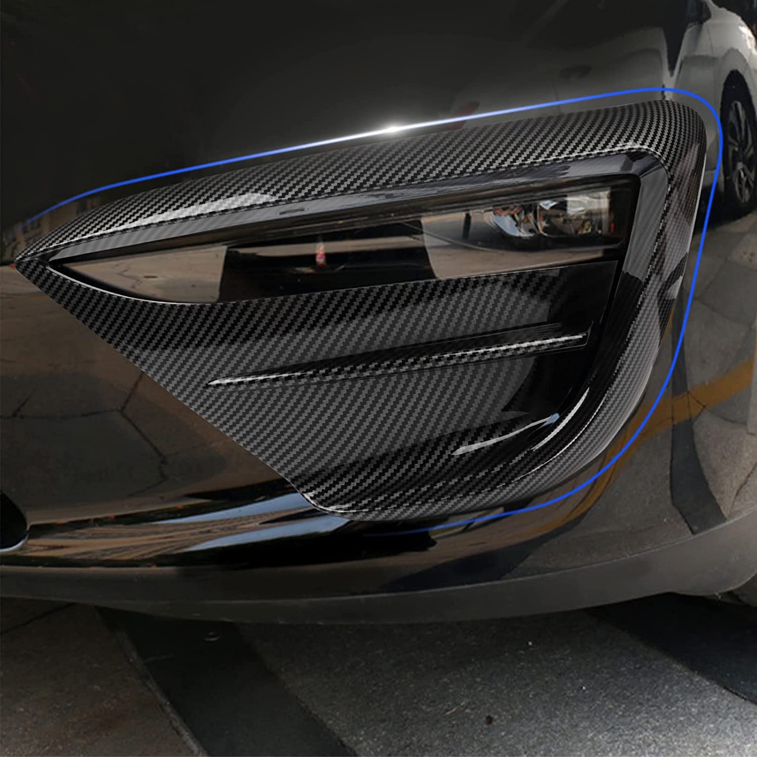 Fog Light Spoiler cover for Tesla Model Y