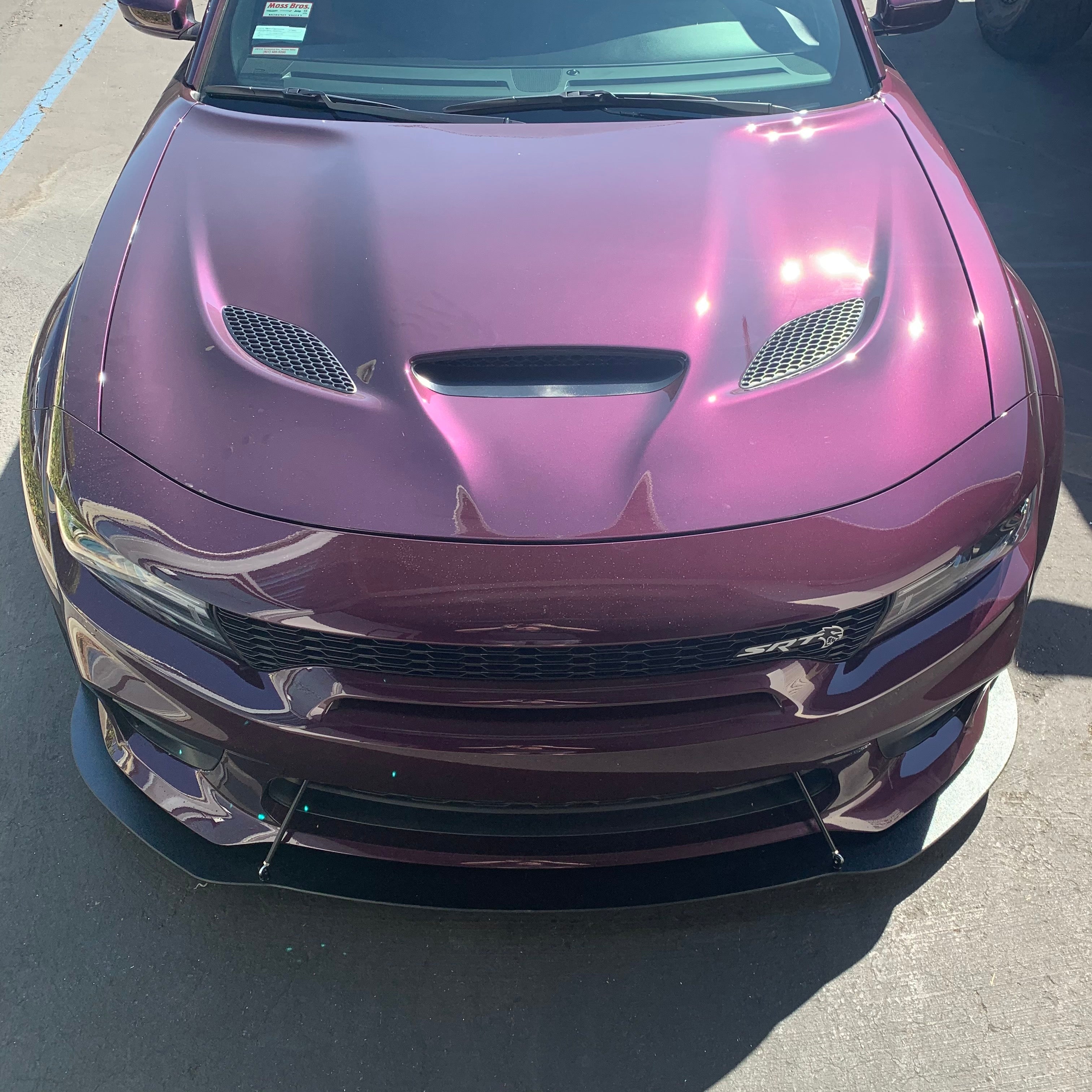 Charger 20-23 Widebody Splitter Extension