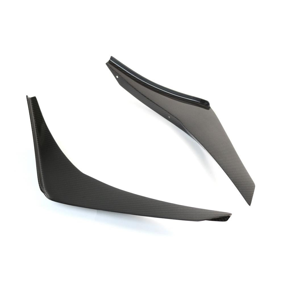 Ford Mustang S550 Shelby GT350 Carbon Fiber Front Bumper Canards 2016 - 2020