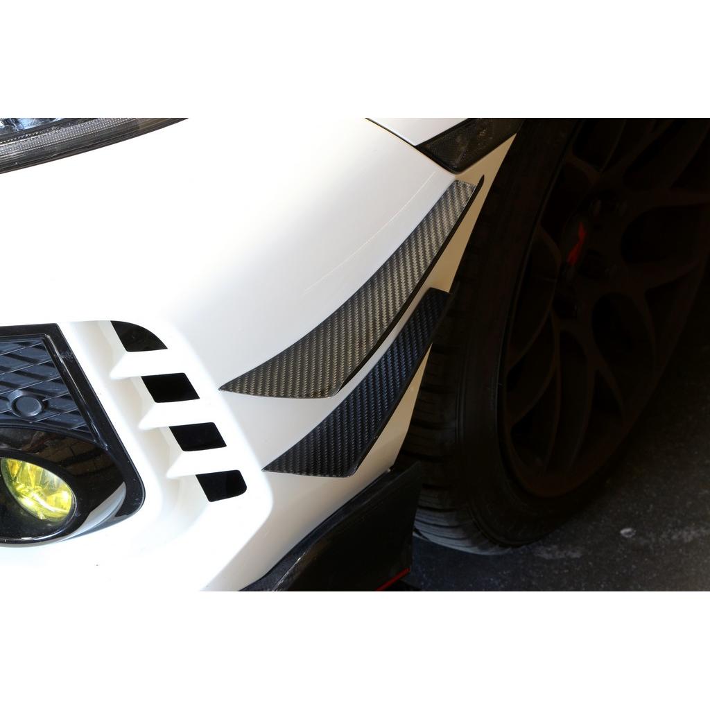 Honda FK8 Civic Type R Carbon Fiber Front Bumper Canards 2017 - 2021