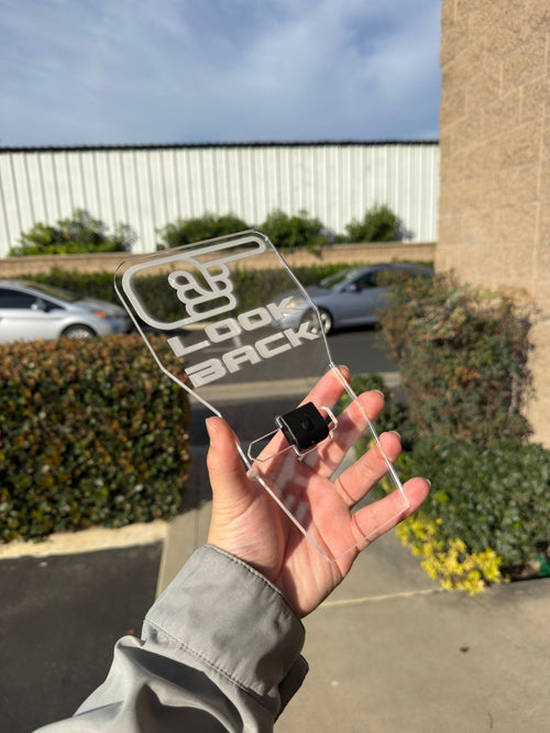 "Look Up" or "Look Back" Cup Holder Sign