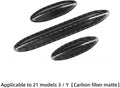 Model 3 / Y Central Control Panel Stickers - Carbon Fiber Interior Mods
