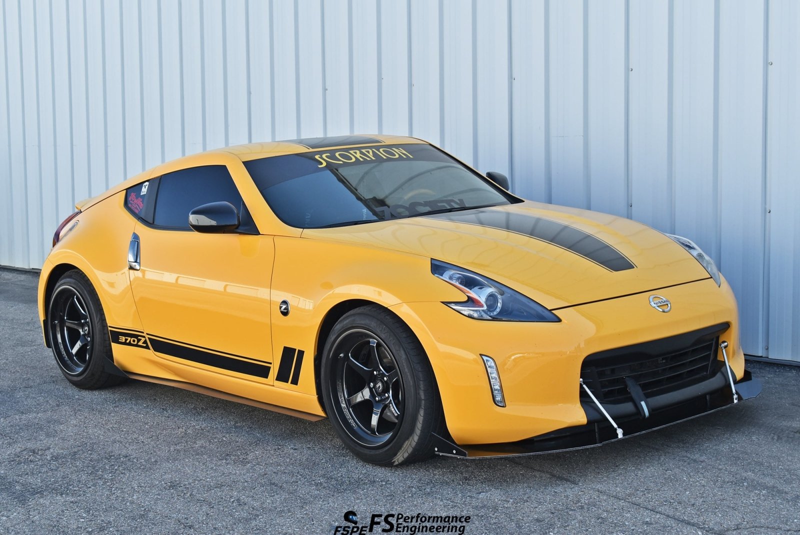 Nissan 370Z (2009-2020) Front Splitter V3 (H.B. EDITION) + Undertray