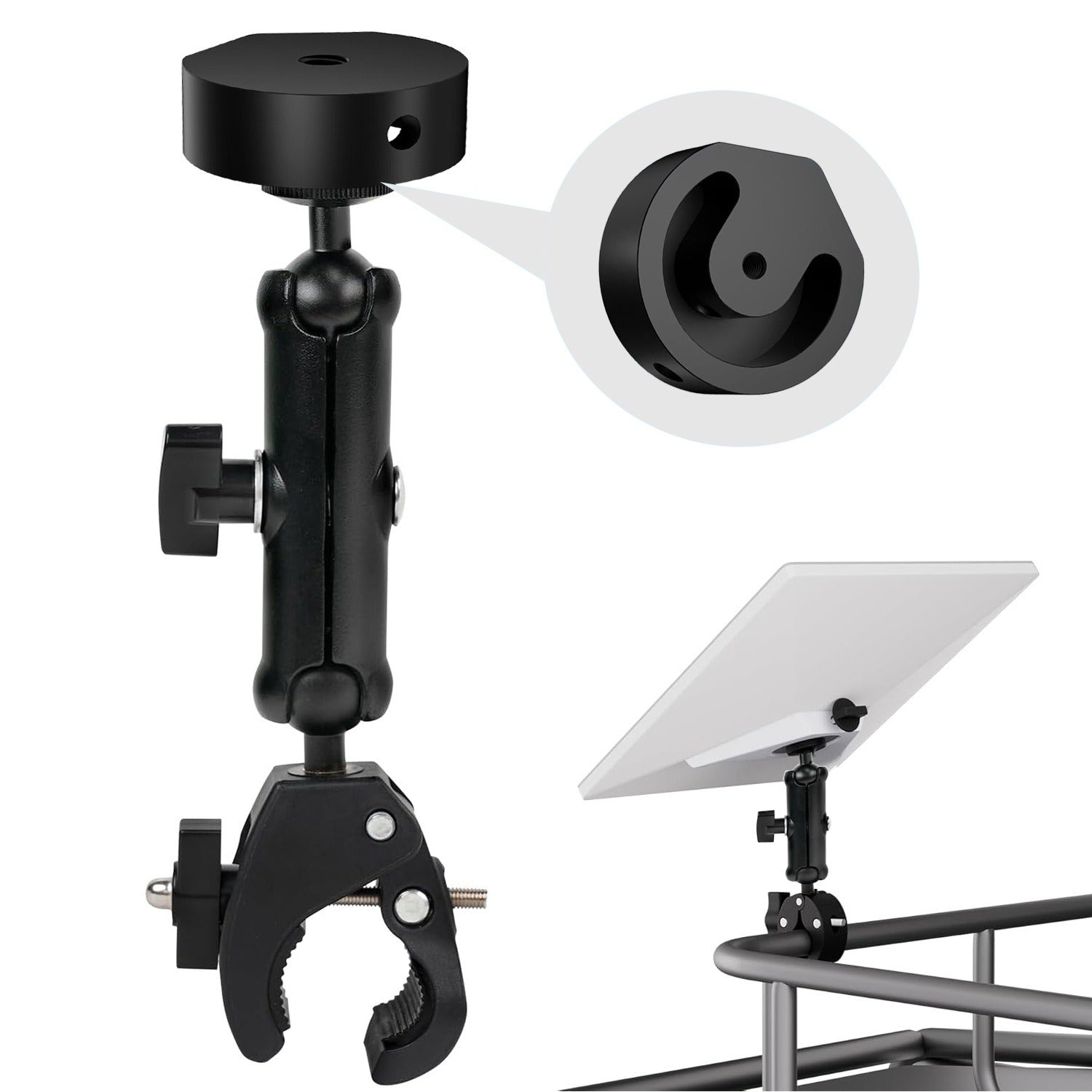 Starlink Mini RV Clamp Mount | Heavy-Duty Portable Mount