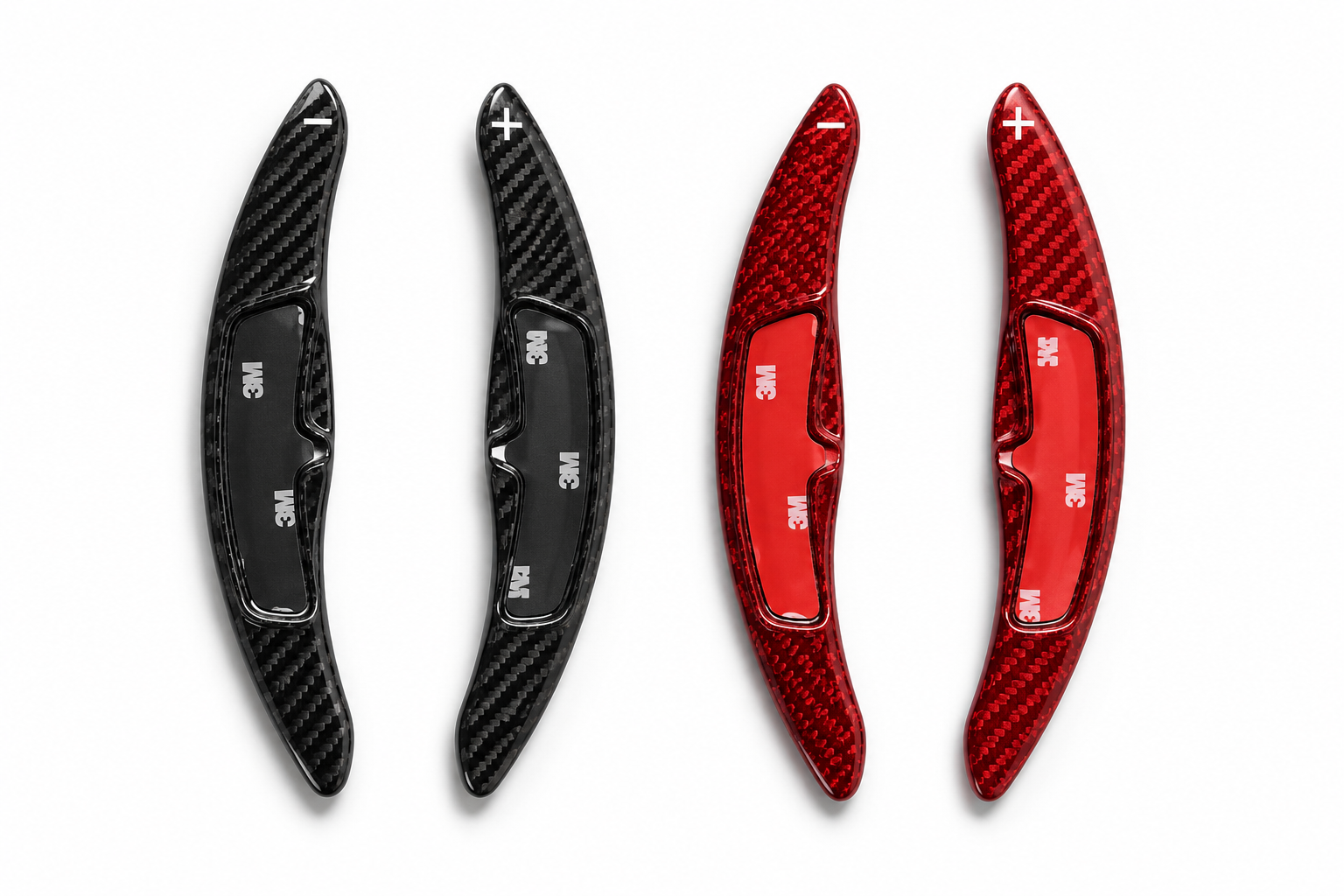 Carbon Fiber Paddle Shifter Extensions for Porsche Cayenne / Panamera / Macan / 718 / 911 / 918